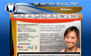 Click Here to Visit Boscia Dental's New Website, Courtesy of 2GuysTalking.Com!